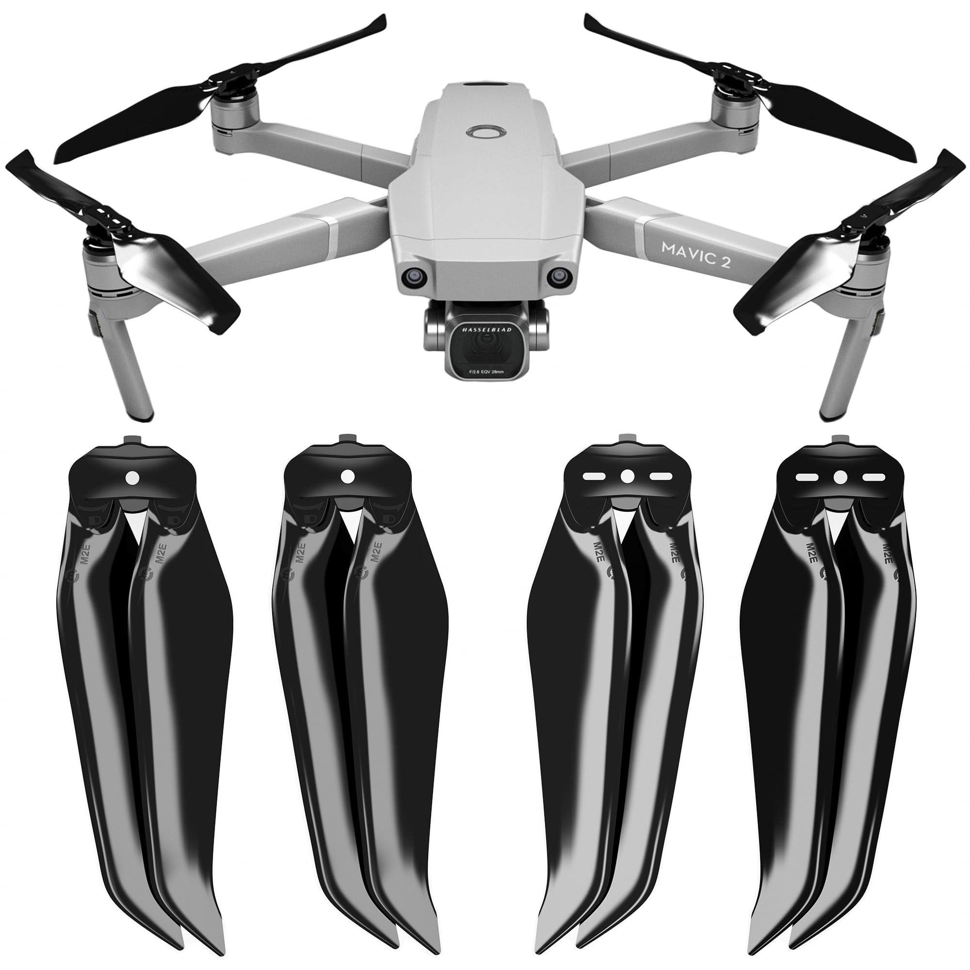 MA STEALTH Модернізовані пропелери для DJI Mavic 2 Комплект з 4 8.9x4.9 (Чорний) чорний
MA STEALTH Модернізовані пропелери для DJI Mavic 2 Комплект з 4 8.9x4.9 (Чорний) чорний