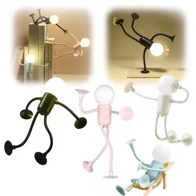 Variable shape fun athlete nightlight, DIY shaped nightlight suction cup can be bent for bedroom bathroom Christmas decoration синий
Variable shape fun athlete nightlight, DIY shaped nightlight suction cup can be bent for bedroom bathroom Christmas decoration синий