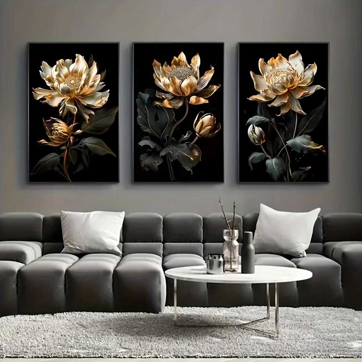 Three paintings, modern abstract gold floral wall art canvas, modern aesthetics, floral poster, beautiful image impression, home (as the picture,20x30cm-3pcs)
Three paintings, modern abstract gold floral wall art canvas, modern aesthetics, floral poster, beautiful image impression, home (as the picture,20x30cm-3pcs)