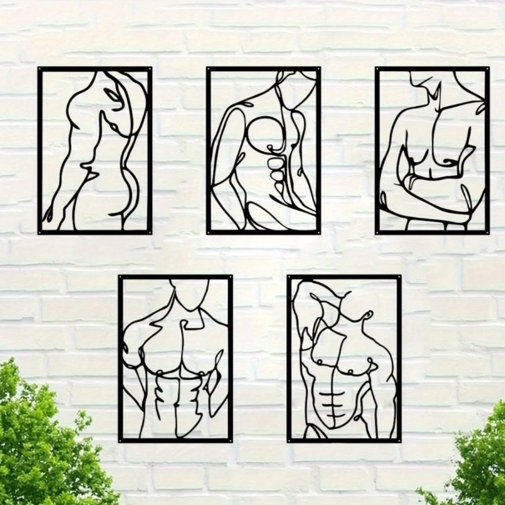 Modern Metal Wall Art Abstract Design for Bedroom Bathroom Living Room Festival Statue Decor Wall Sculptures Home Aesthetics Decorative Plaque 5pc
Modern Metal Wall Art Abstract Design for Bedroom Bathroom Living Room Festival Statue Decor Wall Sculptures Home Aesthetics Decorative Plaque 5pc