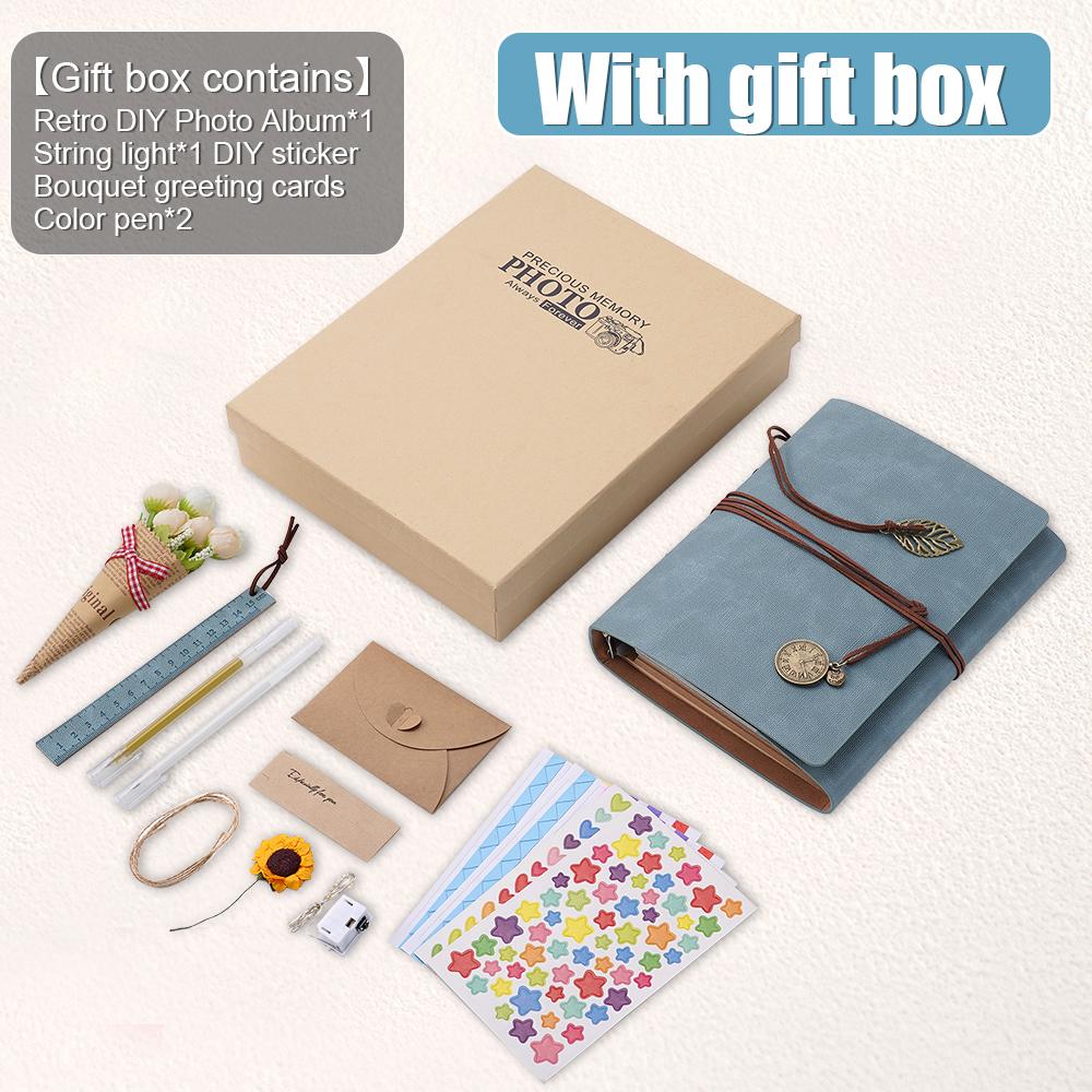 DIY photo album suitable 5/6/7-inch retro photo album star-chasing train ticket receipt collection album commemorative gift box
DIY photo album suitable 5/6/7-inch retro photo album star-chasing train ticket receipt collection album commemorative gift box