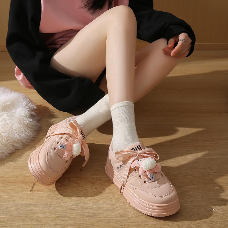 Winter velvet little white shoes, the new is female students thick-soled heightening sports board shoes casual 40 рожевий
Winter velvet little white shoes, the new is female students thick-soled heightening sports board shoes casual 40 рожевий