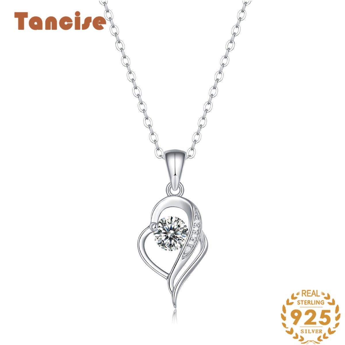 Tancision S925 из стерлингового серебра с муассанитом, роскошное индивидуальное ожерелье с подвеской, женская классическая цепочка Tide Sugar, полная дикой цепочки на ключицы. 0.5CT серебряный
Tancision S925 из стерлингового серебра с муассанитом, роскошное индивидуальное ожерелье с подвеской, женская классическая цепочка Tide Sugar, полная дикой цепочки на ключицы. 0.5CT серебряный