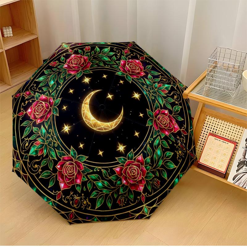 Cosmic Lotus Mandala 1 Theme Automatic Umbrella Compact 8-Rib Design Sturdy Construction Durable Everyday Carry Umbrella Stylish Accessory
Cosmic Lotus Mandala 1 Theme Automatic Umbrella Compact 8-Rib Design Sturdy Construction Durable Everyday Carry Umbrella Stylish Accessory