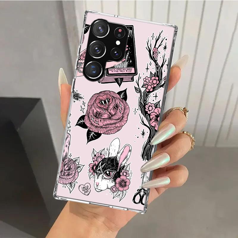 Pink Cat Skull Sorceress Witch Phone Case for Samsung Galaxy S26 S24 S23 Ultra S25 Edge S22 S21 Plus S20 FE + Soft Print Shell F Samsung S22 Ultra
Pink Cat Skull Sorceress Witch Phone Case for Samsung Galaxy S26 S24 S23 Ultra S25 Edge S22 S21 Plus S20 FE + Soft Print Shell F Samsung S22 Ultra
