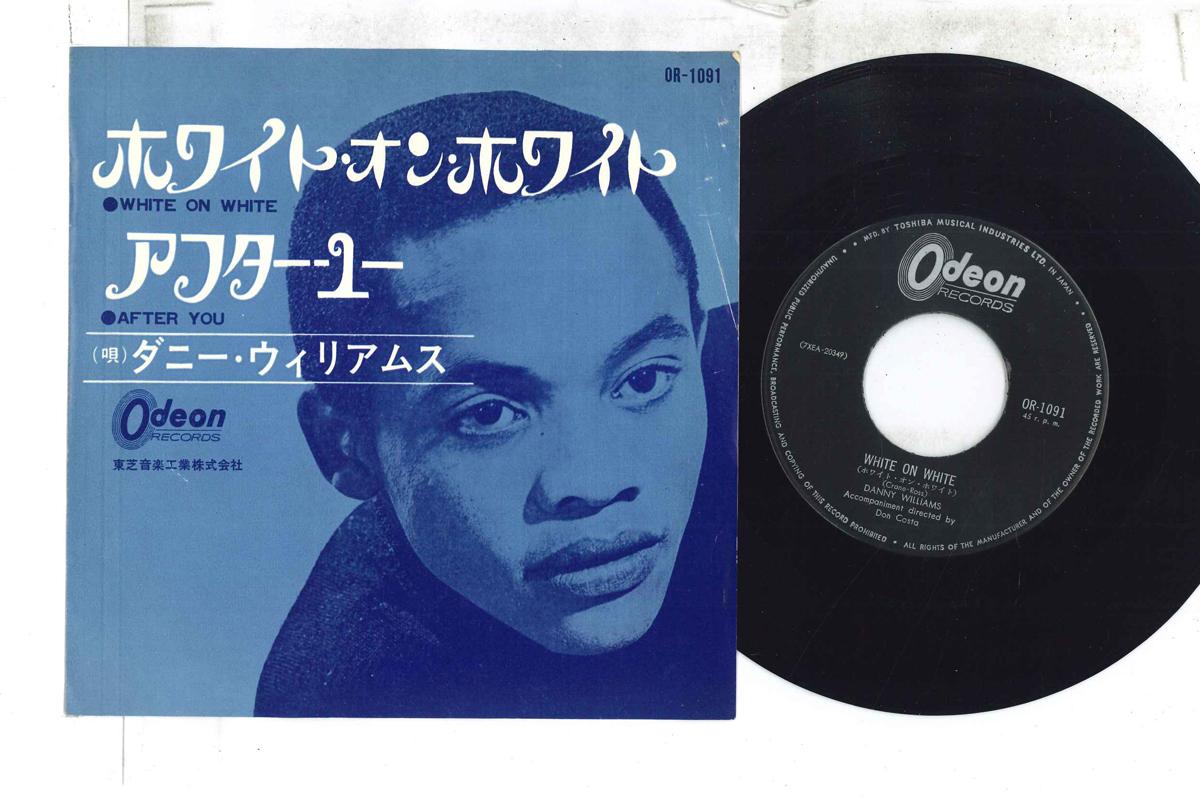 7inch Record DANNY WILLIAMS - White On White / After You OR1091 ODEON 1964 Japan Jazz Used
7inch Record DANNY WILLIAMS - White On White / After You OR1091 ODEON 1964 Japan Jazz Used