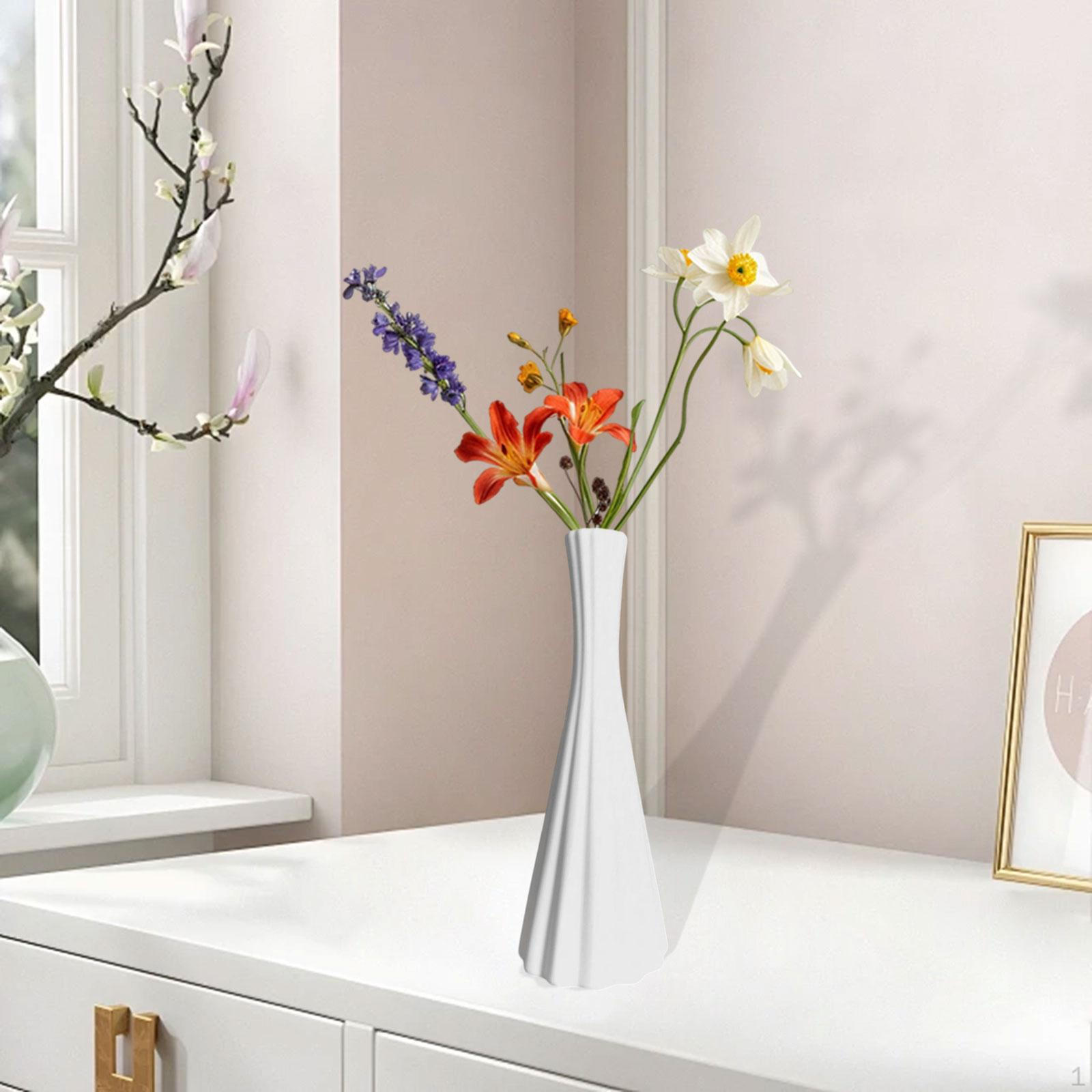 Flower Vase Decorative Ornament Dried Arrangement Modern for Desk Party Shelf білий
Flower Vase Decorative Ornament Dried Arrangement Modern for Desk Party Shelf білий