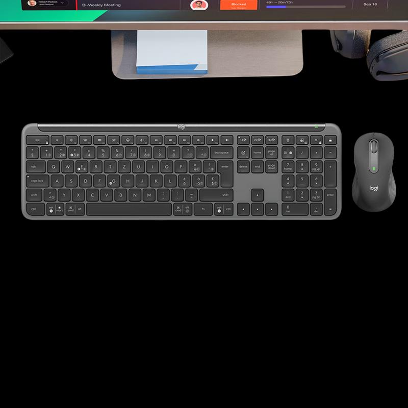 Logitech K950+M650 Dual-Mode Silent Keyboard & Mouse Combo
Logitech K950+M650 Dual-Mode Silent Keyboard & Mouse Combo