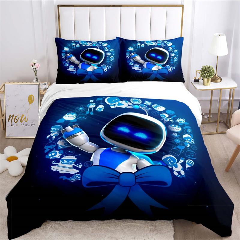 Space Robot & Alien Creature Print Bedding Set, Sci-Fi Themed Duvet Cover Set(1 * duvet cover + 2 * pillowcase, without core) 135x200cm
Space Robot & Alien Creature Print Bedding Set, Sci-Fi Themed Duvet Cover Set(1 * duvet cover + 2 * pillowcase, without core) 135x200cm