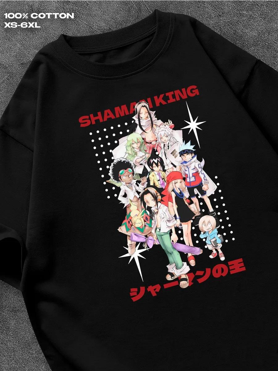 Черная футболка Shaman King аниме Мужская футболка Женские футболки с принтом букв Короткий рукав Футболка Повседневная Уличная Футболка Топ L
Черная футболка Shaman King аниме Мужская футболка Женские футболки с принтом букв Короткий рукав Футболка Повседневная Уличная Футболка Топ L