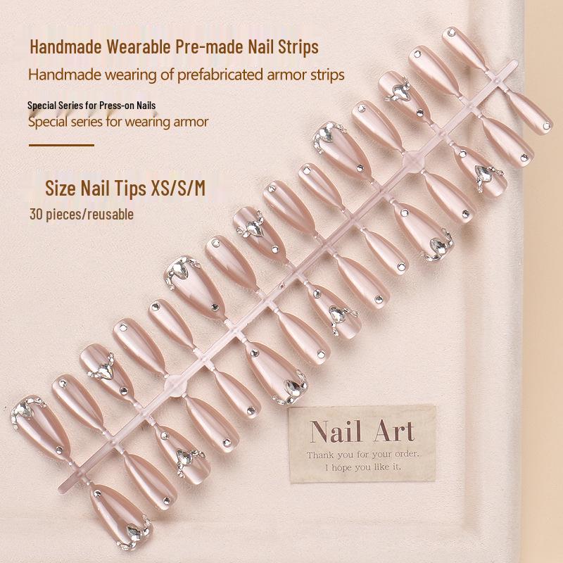 Hot-Selling Cat Eye Glitter Nail Strips: Wearable, Removable, Handmade Nail Art Stickers
Hot-Selling Cat Eye Glitter Nail Strips: Wearable, Removable, Handmade Nail Art Stickers