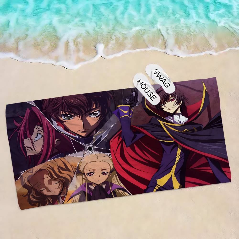 Classic Mecha Anime C-Code G-Geass Microfiber Beach Towel Absorbent Quick dry Soft Yoga Swimming Resort Mountain Climbing Towel W40*H60(CM)
Classic Mecha Anime C-Code G-Geass Microfiber Beach Towel Absorbent Quick dry Soft Yoga Swimming Resort Mountain Climbing Towel W40*H60(CM)