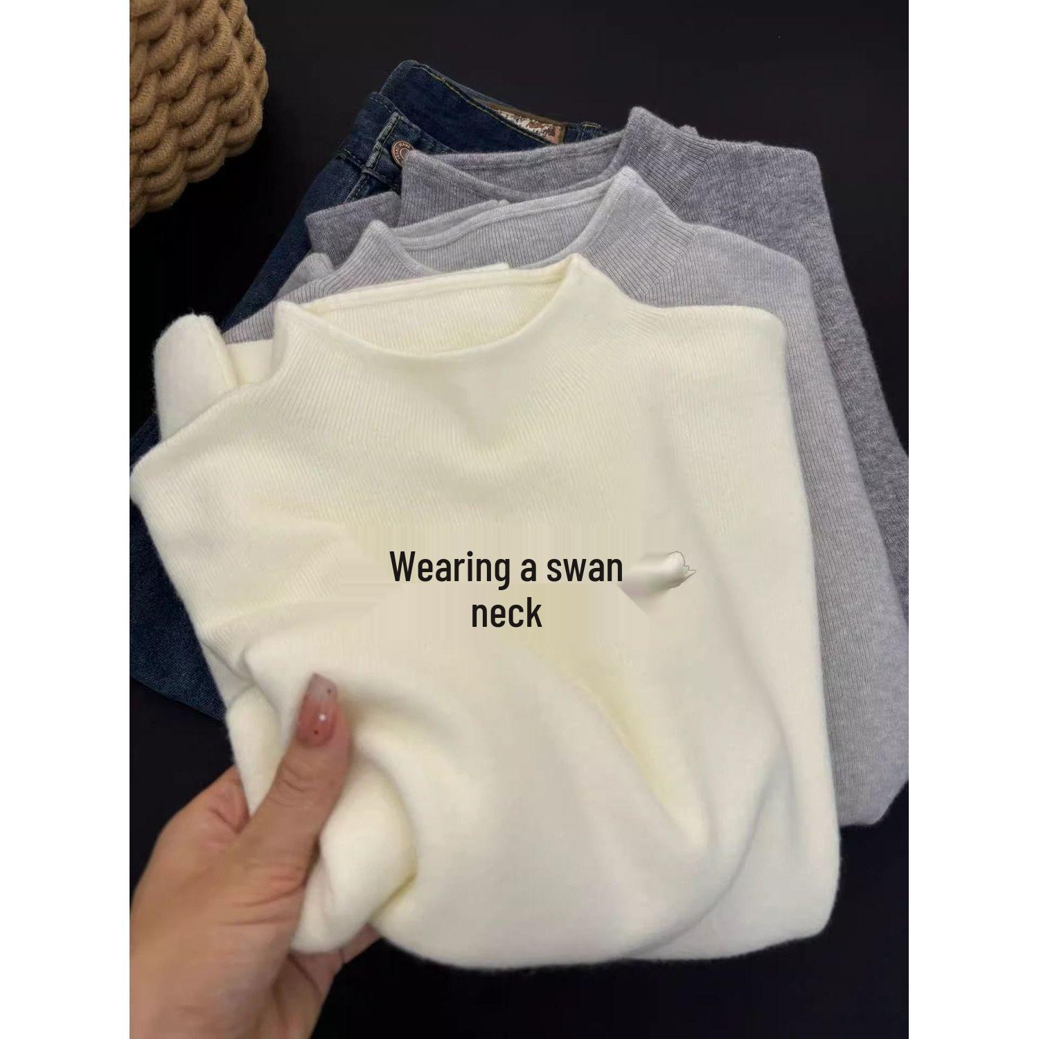 Women s 2024 Autumn/Winter Slim-Fit Half-High Neck Knit Top: A Beautiful Base Layer, Perfect with an Overcoat. One Size
Women s 2024 Autumn/Winter Slim-Fit Half-High Neck Knit Top: A Beautiful Base Layer, Perfect with an Overcoat. One Size