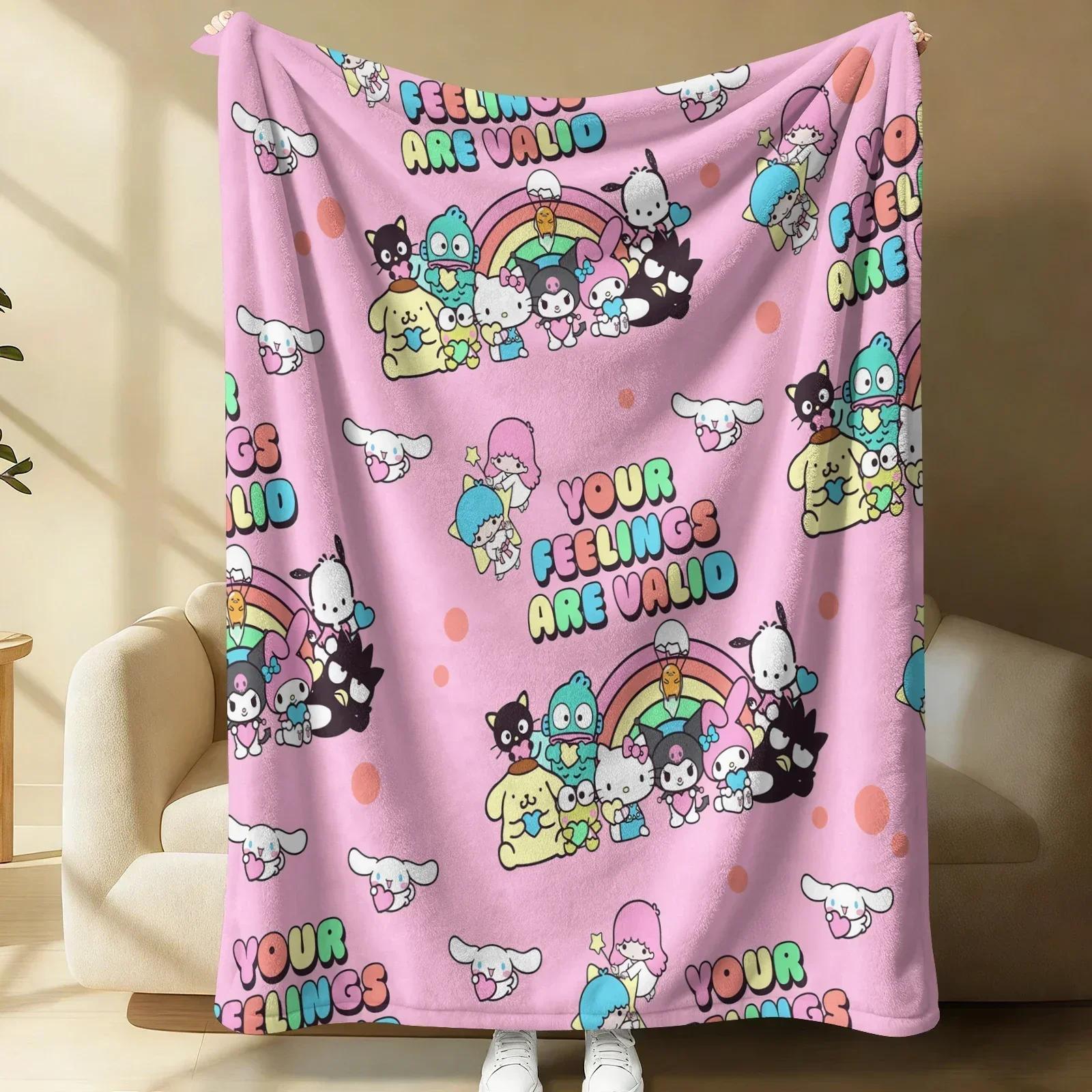 Kuromi Love Heart Flannel Blanket Soft Cozy Plush Throw Sanrio Cute Sofa Bed Cover Office Nap Shawl Travel Camping Blanket 75cmx90cm
Kuromi Love Heart Flannel Blanket Soft Cozy Plush Throw Sanrio Cute Sofa Bed Cover Office Nap Shawl Travel Camping Blanket 75cmx90cm