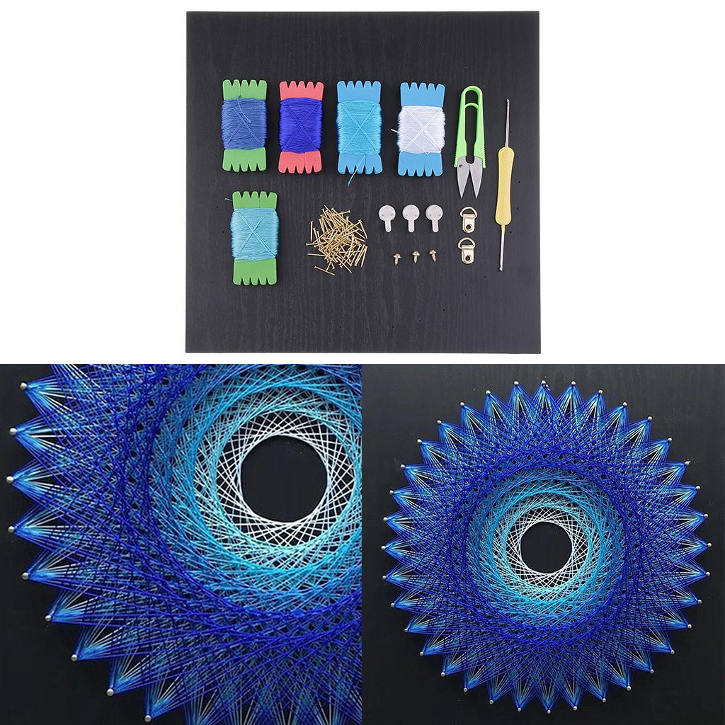 Wooden String Art Kit for Kids DIY Handmade Art Project Crafts Kit for Home Room Wall Decoration синій
Wooden String Art Kit for Kids DIY Handmade Art Project Crafts Kit for Home Room Wall Decoration синій