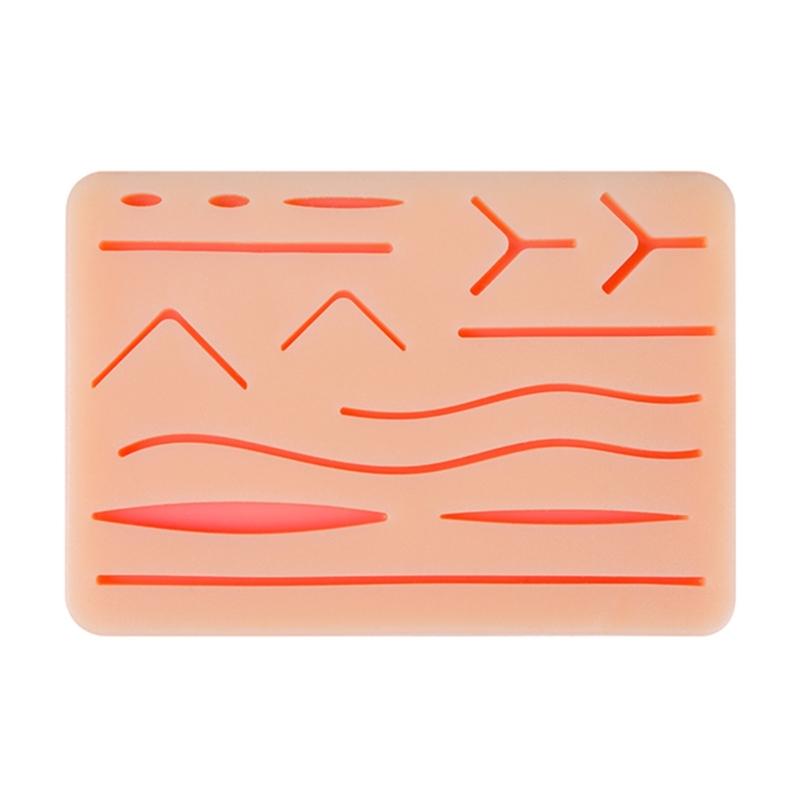 Професійна хірургічна практика накладання швів, шкірна подушка з 14 ранами, модель шкіри для тренування накладання швів для розвитку хірургічних навичок 1
Професійна хірургічна практика накладання швів, шкірна подушка з 14 ранами, модель шкіри для тренування накладання швів для розвитку хірургічних навичок 1