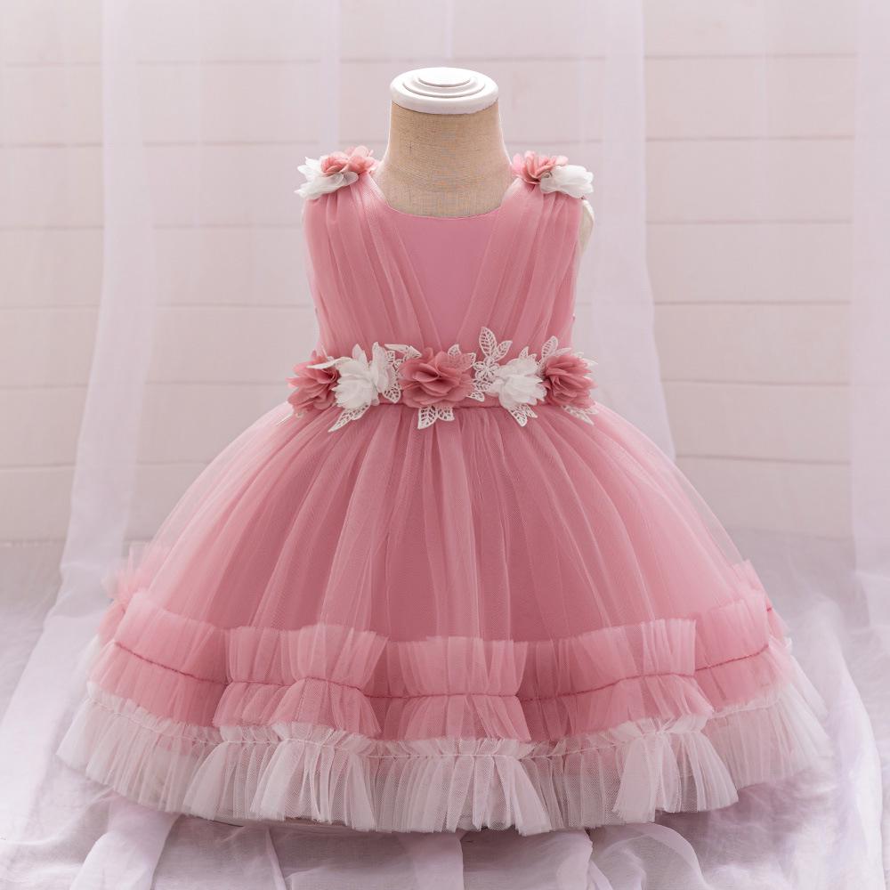 Children s Puffy Tulle Princess Dress - Sleeveless Floral Cake Dress for Flower Girl s First Birthday or Evening Wear 100cm/18-24 months розовый/мальвовый
Children s Puffy Tulle Princess Dress - Sleeveless Floral Cake Dress for Flower Girl s First Birthday or Evening Wear 100cm/18-24 months розовый/мальвовый