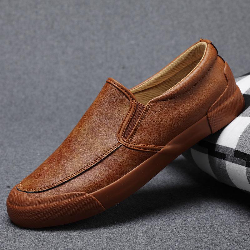 Spring Men s Shoes One Foot Loafers Casual Shoes British Business Leather Shoes Versatile Trendy Soft Sole Driving Shoes 38
Spring Men s Shoes One Foot Loafers Casual Shoes British Business Leather Shoes Versatile Trendy Soft Sole Driving Shoes 38