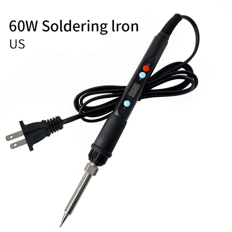 60W High Precision Digital Soldering Iron Kit with Constant Temperature and Display for Repair & Welding
60W High Precision Digital Soldering Iron Kit with Constant Temperature and Display for Repair & Welding
