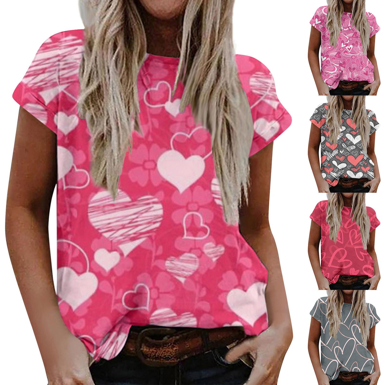 Женская мода Повседневная блузка с круглым вырезом и коротким рукавом с принтом
Женская мода Повседневная блузка с круглым вырезом и коротким рукавом с принтом