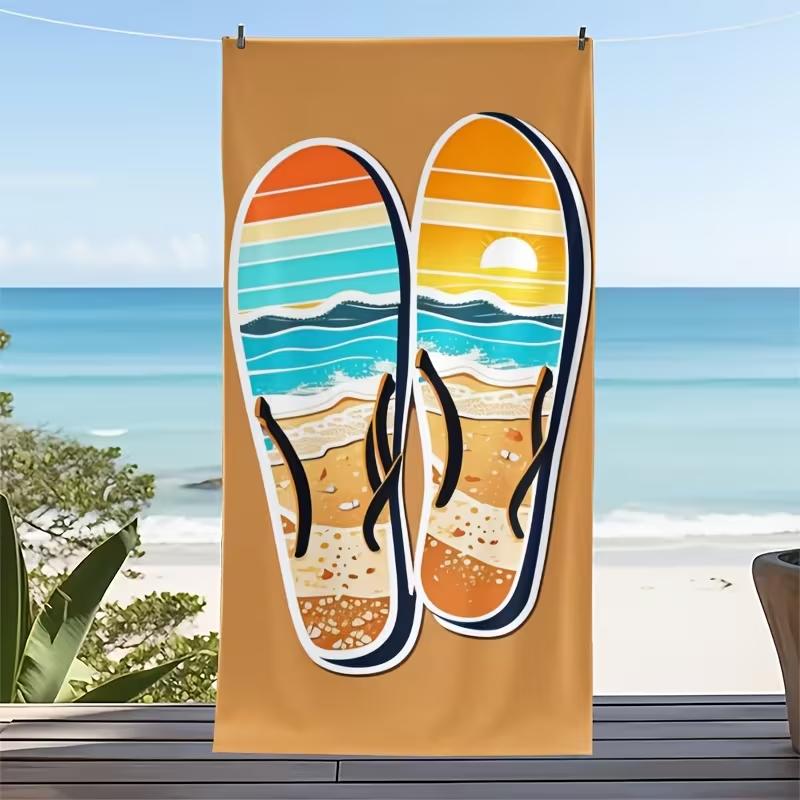 Tropical Flip Flops Juice Beach Towel Pink Slipper Orchid Cocktail Pool Water Print Soft Absorbent Quick Dry Towel for Beach W30*H60(CM)
Tropical Flip Flops Juice Beach Towel Pink Slipper Orchid Cocktail Pool Water Print Soft Absorbent Quick Dry Towel for Beach W30*H60(CM)