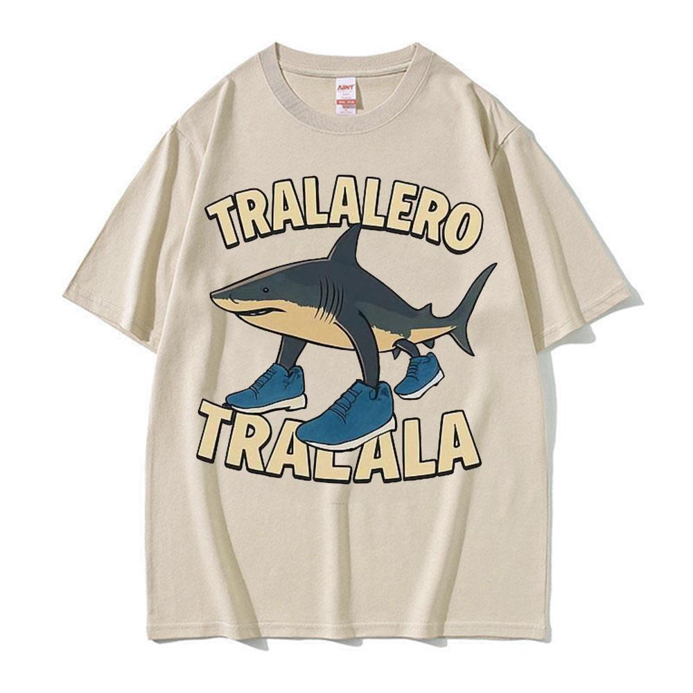 Тралалеро Тралала Смешная футболка с мемом про бегущую акулу Мужская Женская Модная Винтажная Футболка Оверсайз Высокое Качество 100% Хлопок 4XL
Тралалеро Тралала Смешная футболка с мемом про бегущую акулу Мужская Женская Модная Винтажная Футболка Оверсайз Высокое Качество 100% Хлопок 4XL