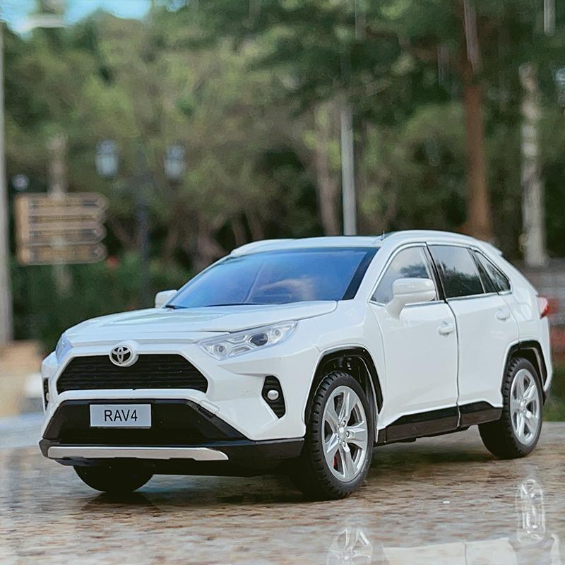 1:24 Toyota RAV4 SUV, литая игрушечная модель автомобиля из сплава, звук и свет, детские игрушки, коллекционные подарки на день рождения
1:24 Toyota RAV4 SUV, литая игрушечная модель автомобиля из сплава, звук и свет, детские игрушки, коллекционные подарки на день рождения