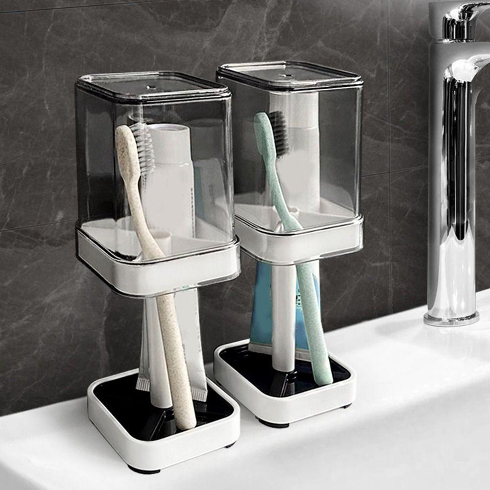 Dustproof Toothbrush Storage Rack Drainage 3 Slots Toothbrush Holder Outdoor светло-серый
Dustproof Toothbrush Storage Rack Drainage 3 Slots Toothbrush Holder Outdoor светло-серый