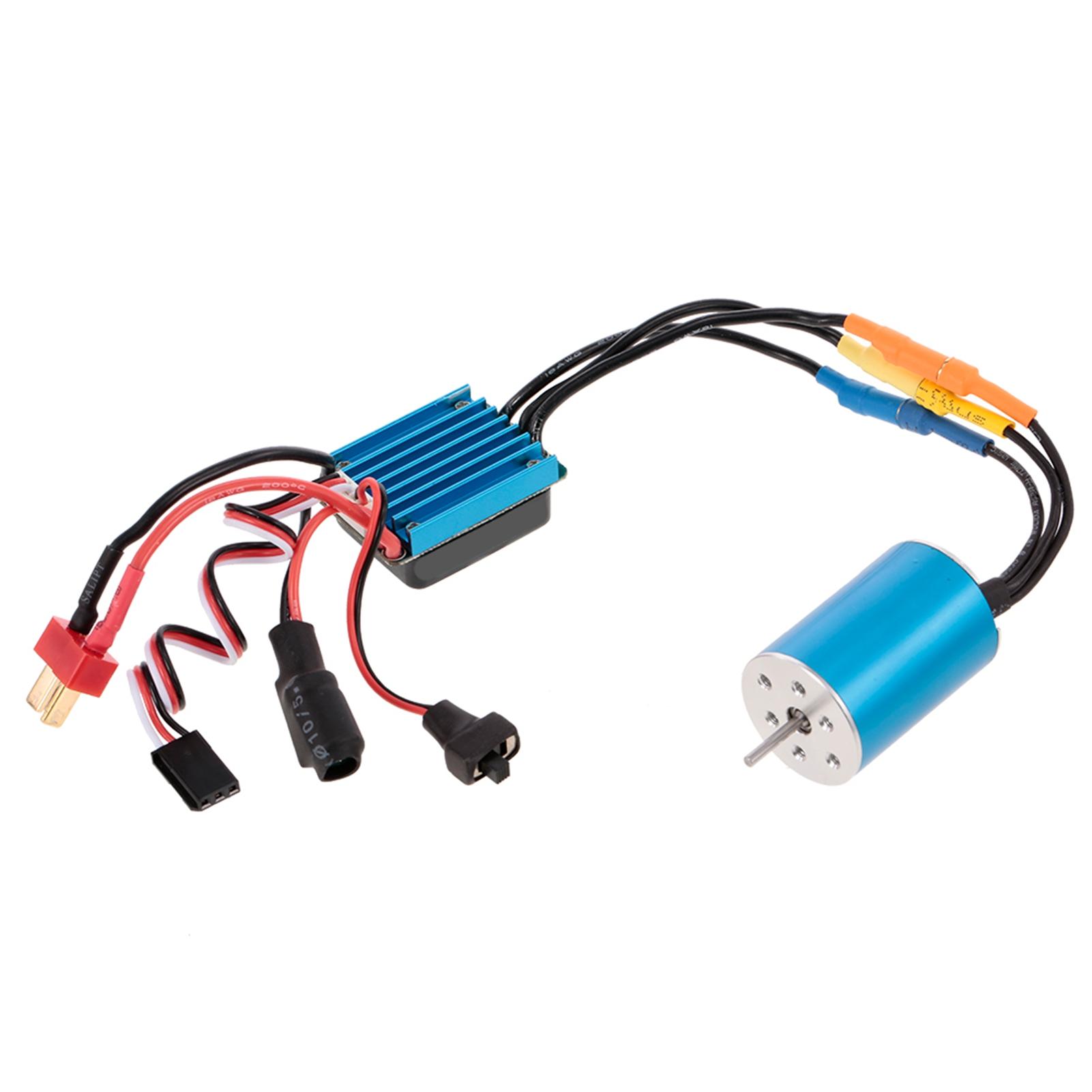 2435 4500KV Sensorless Brushless Motor and 25A Brushless ESC for 1Celsius18 1Celsius16 RC Car
2435 4500KV Sensorless Brushless Motor and 25A Brushless ESC for 1Celsius18 1Celsius16 RC Car