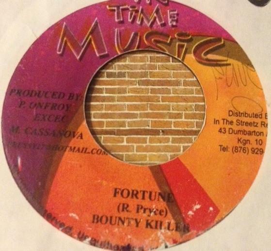 7inch Record BOUNTY KILLER / KIPRICH - Fortune / Bedroom NONE In Time Music Jamaica Reggae, Ska & Dub Used
7inch Record BOUNTY KILLER / KIPRICH - Fortune / Bedroom NONE In Time Music Jamaica Reggae, Ska & Dub Used