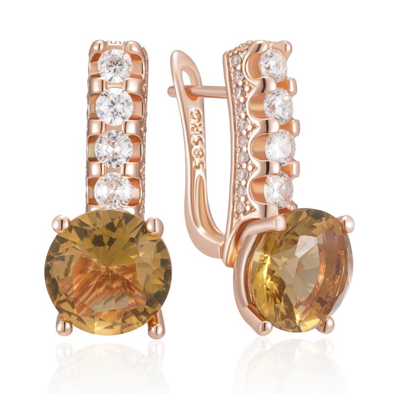 Уникальные блестящие коричневые серьги-капли из натурального циркона для женщин, модные, цвета розового золота, высокого качества, свадебные украшения для невесты
Уникальные блестящие коричневые серьги-капли из натурального циркона для женщин, модные, цвета розового золота, высокого качества, свадебные украшения для невесты