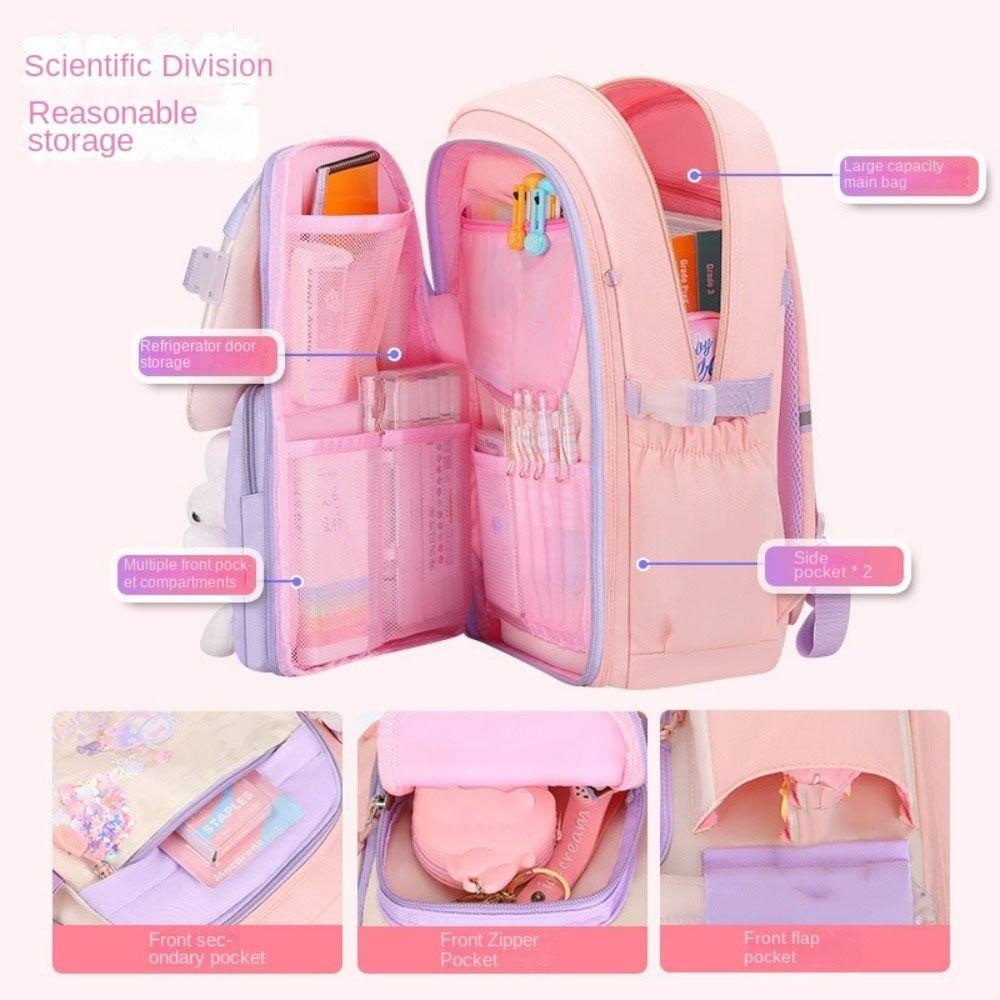 Oxford Shoulders Bag Side-Open Student School Bag Cute Rabbit Children Backpack Unisex Blue S
Oxford Shoulders Bag Side-Open Student School Bag Cute Rabbit Children Backpack Unisex Blue S