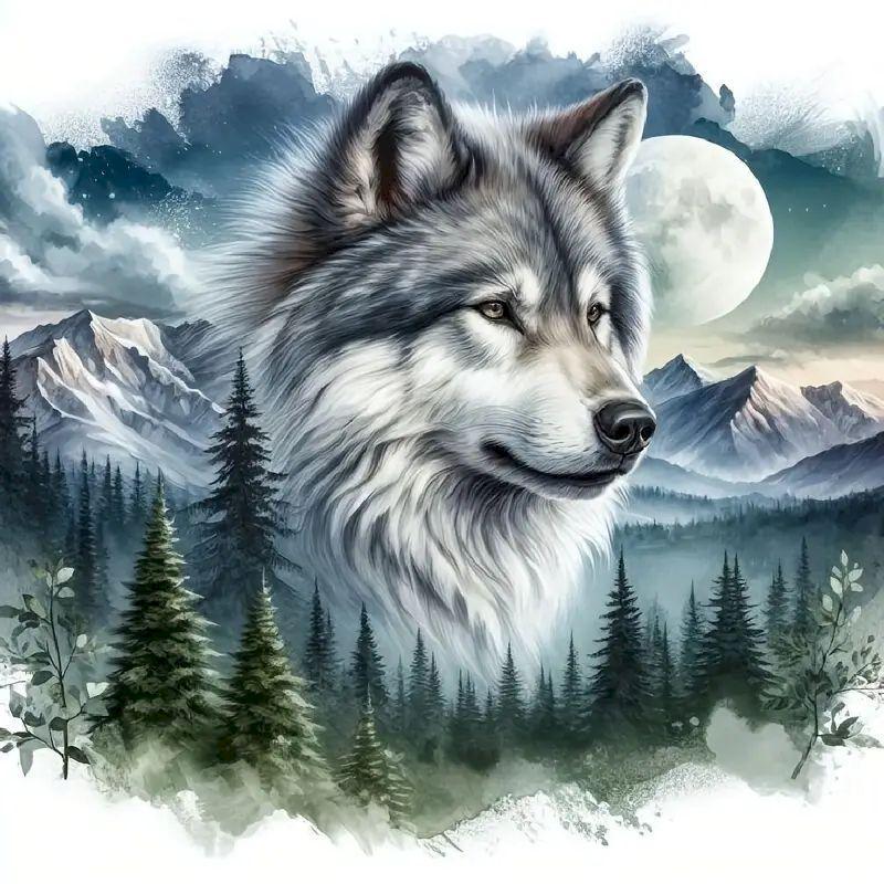 CHENISTORY 2025 New Arrival 5D Diamond Painting Animal Wolf Head Full Round/Square Diamond Painting Home Wall Decoration Full Round 25X25cm
CHENISTORY 2025 New Arrival 5D Diamond Painting Animal Wolf Head Full Round/Square Diamond Painting Home Wall Decoration Full Round 25X25cm
