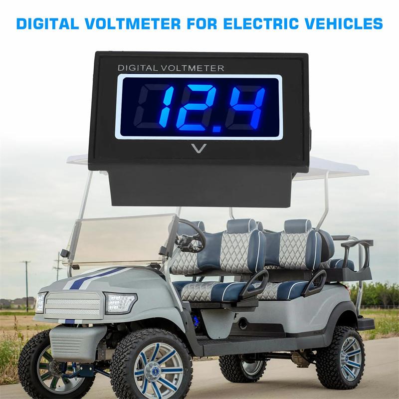 Цифровий вольтметр Dc15-120V для електромобілів LCD-дисплей Захист від зворотного підключення Водонепроникний
Цифровий вольтметр Dc15-120V для електромобілів LCD-дисплей Захист від зворотного підключення Водонепроникний