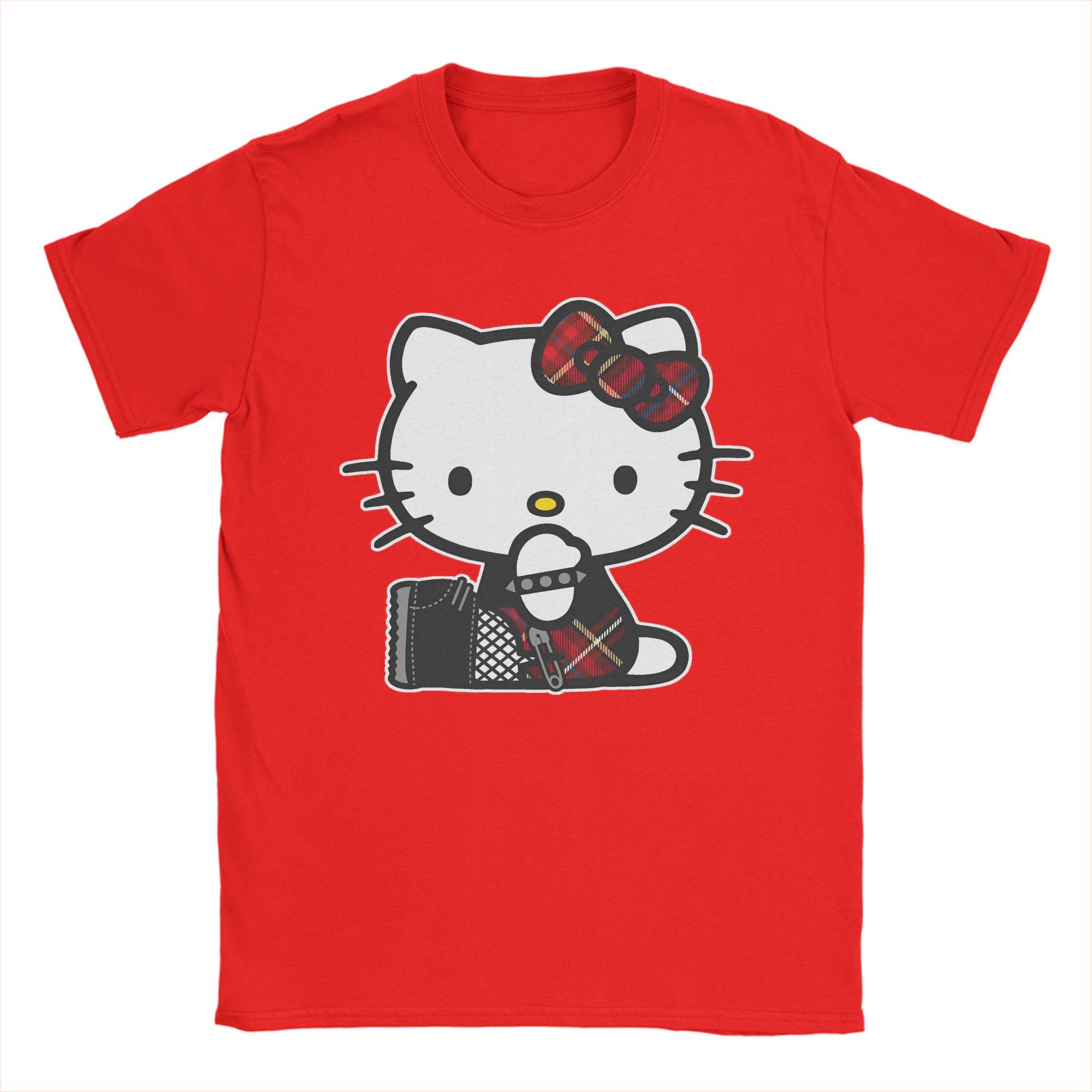Novelty Hello Kitty Punk Gothic TShirts for Unisex O Neck Pure Cotton T Shirts Short Sleeve Tees Gift Idea Clothes S
Novelty Hello Kitty Punk Gothic TShirts for Unisex O Neck Pure Cotton T Shirts Short Sleeve Tees Gift Idea Clothes S