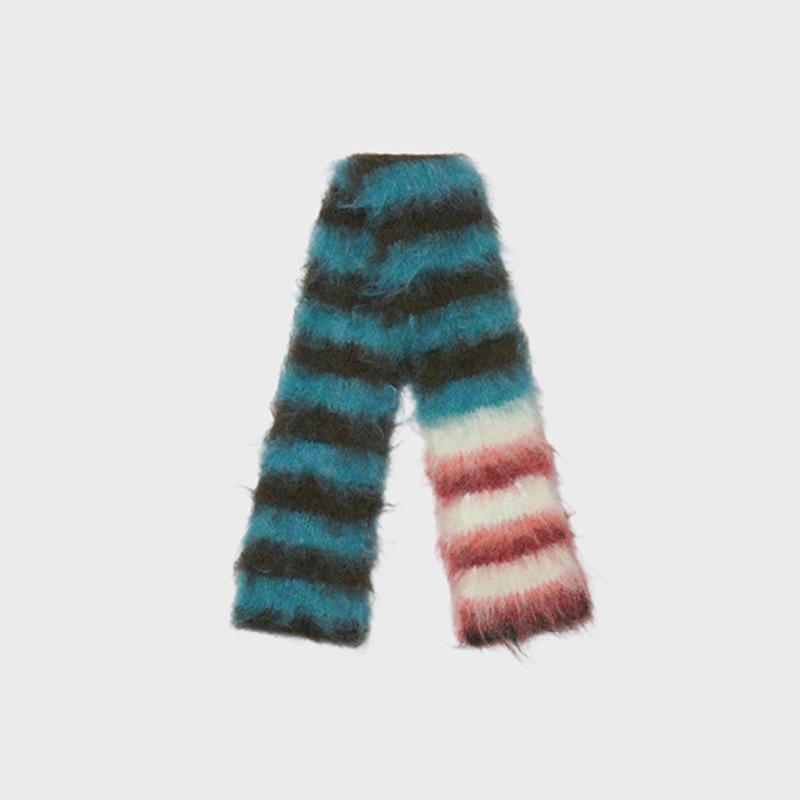 Korean Design Wool Blended Striped Knitted Scarf Women S Winter Warmth Niche Small Narrow Soft Waxy Wool Scarf Bufanda One Size
Korean Design Wool Blended Striped Knitted Scarf Women S Winter Warmth Niche Small Narrow Soft Waxy Wool Scarf Bufanda One Size