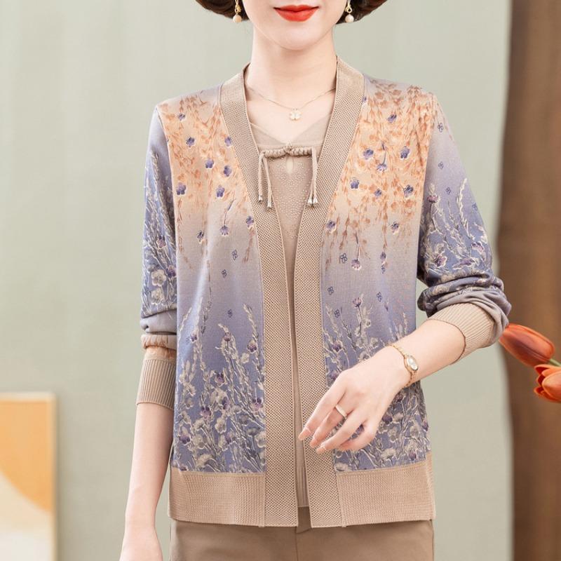 Новый свитер для пожилых и старых мам, вязаный свитер для бабушки, весенне-осенний свитер, женский топ среднего возраста, осенняя одежда 3XL (recommended 125-70kg) небесно-голубой
Новый свитер для пожилых и старых мам, вязаный свитер для бабушки, весенне-осенний свитер, женский топ среднего возраста, осенняя одежда 3XL (recommended 125-70kg) небесно-голубой