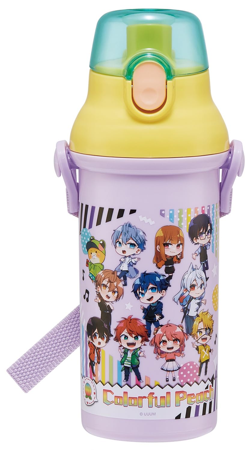 Skater Plastic Water Bottle 480ml One Push Antibacterial Child Friendly Lightweight Antibacterial Treatment Made in Japan Colorful Peach 25
Skater Plastic Water Bottle 480ml One Push Antibacterial Child Friendly Lightweight Antibacterial Treatment Made in Japan Colorful Peach 25