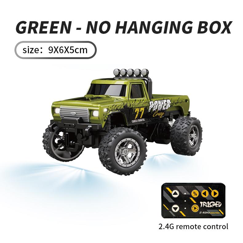 1/64 RC Car 2.4G Remote Control Mini Speed Off-road Climbing Car Alloy Desktop Vehicle with LED Light Toy for Kids Small Gifts зелёный
1/64 RC Car 2.4G Remote Control Mini Speed Off-road Climbing Car Alloy Desktop Vehicle with LED Light Toy for Kids Small Gifts зелёный