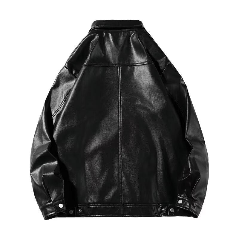 Tide Unisex Black PU Leather Motorcycle Jacket Coat - 2024 Autumn Collection Medium чорний
Tide Unisex Black PU Leather Motorcycle Jacket Coat - 2024 Autumn Collection Medium чорний
