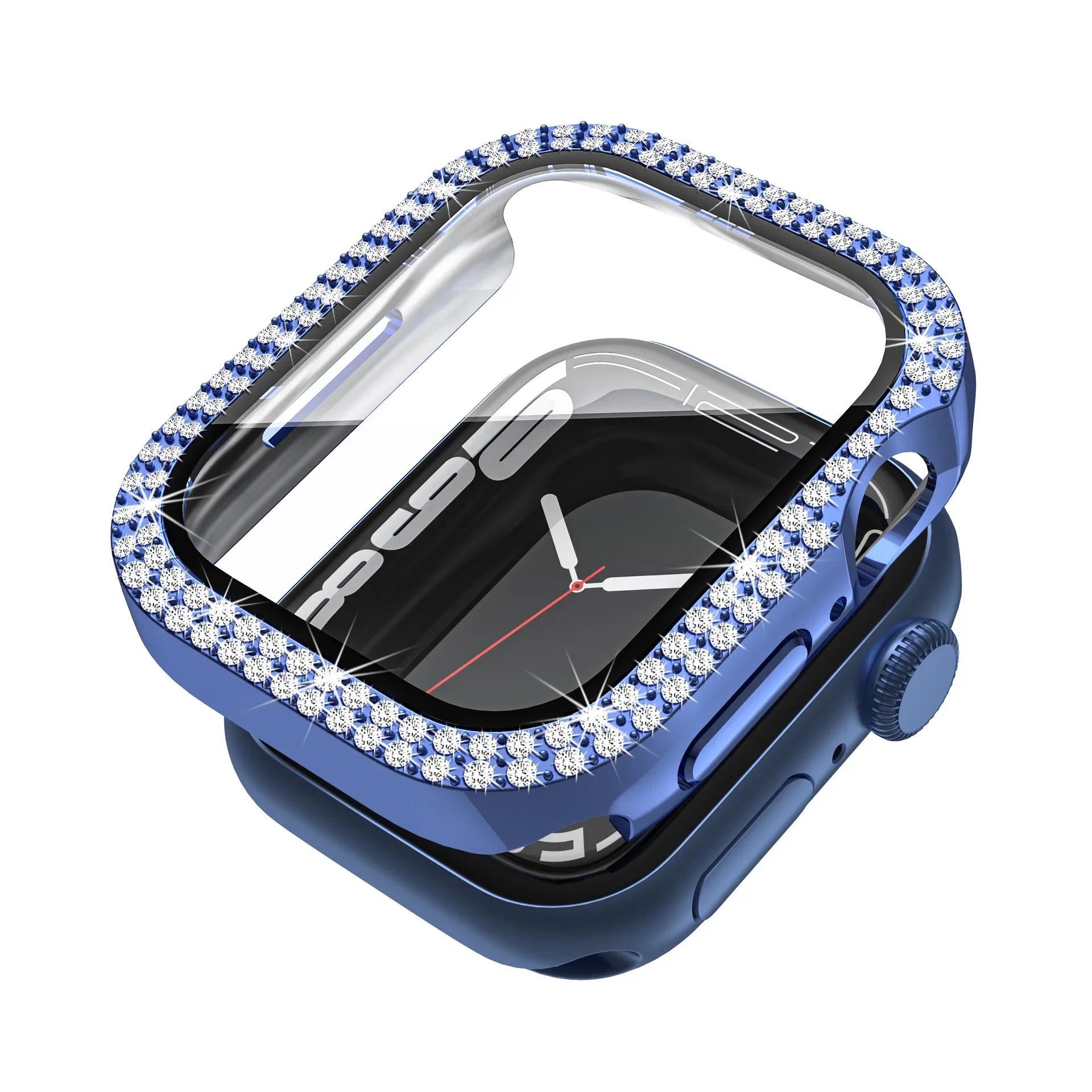 20 шт. Двухрядный алмазный чехол для Apple Watch 8 7 6 9 10 iWatch серии 8 Ultra Защитный чехол 49 мм 45 мм 41 мм 44 мм 42/46 мм 38MM series 1 2 3 синий
20 шт. Двухрядный алмазный чехол для Apple Watch 8 7 6 9 10 iWatch серии 8 Ultra Защитный чехол 49 мм 45 мм 41 мм 44 мм 42/46 мм 38MM series 1 2 3 синий