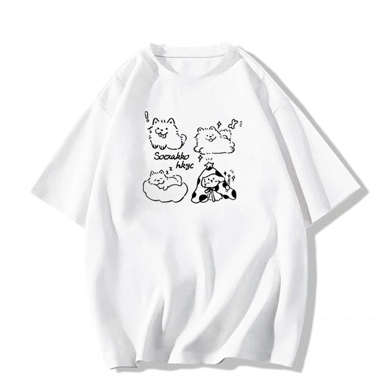 Женская футболка больших размеров свободного кроя из хлопка на лето 2025 с короткими рукавами и прямым плечом M Premium Quality белый
Женская футболка больших размеров свободного кроя из хлопка на лето 2025 с короткими рукавами и прямым плечом M Premium Quality белый