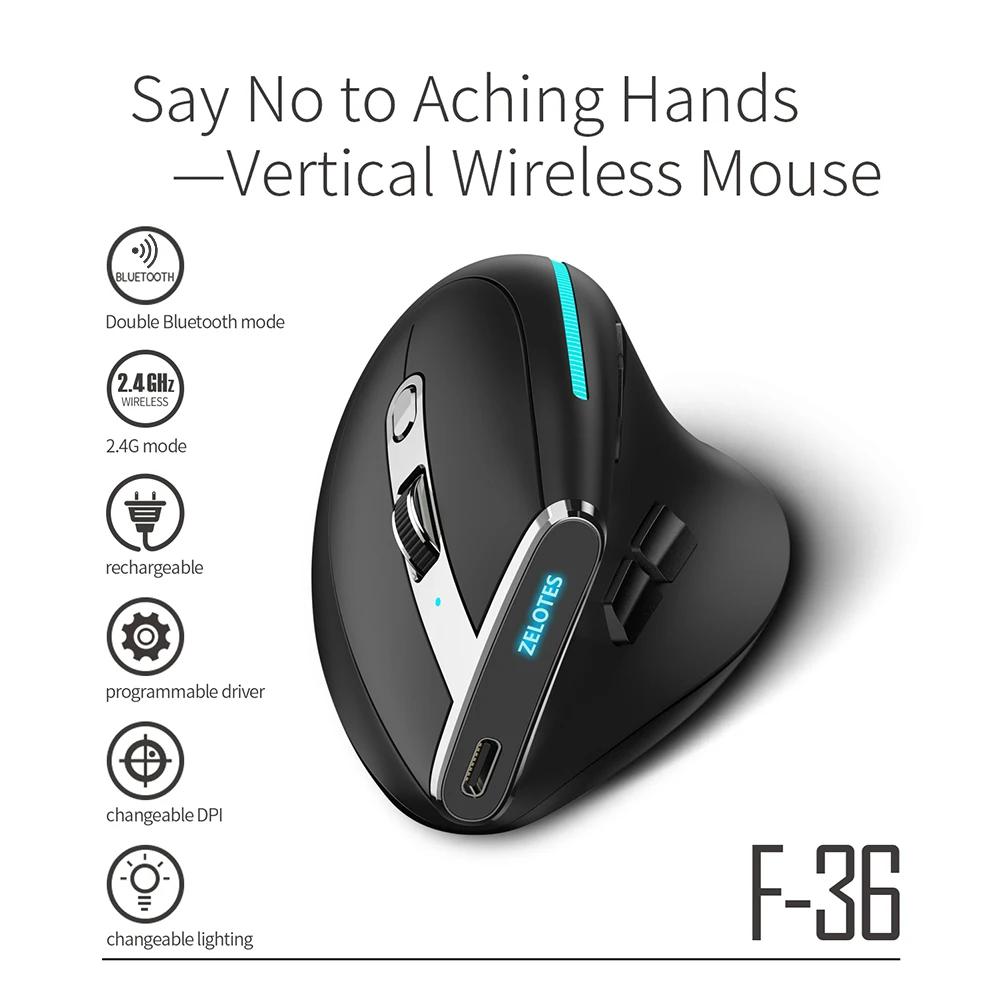 Ergonomic Vertical Mouse 2.4G+BT1+BT2 Wireless Right Left Hand Computer Gaming Mice Optical USB Mice for Computer Laptop
Ergonomic Vertical Mouse 2.4G+BT1+BT2 Wireless Right Left Hand Computer Gaming Mice Optical USB Mice for Computer Laptop