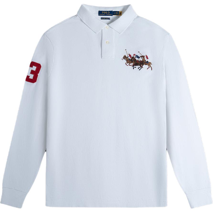 Polo Ralph Lauren SS24 Digital Three Horse Logo Embroidered Cotton Long Sleeve Polo Shirt Men tops White MNPOKNI16820921-100 L
Polo Ralph Lauren SS24 Digital Three Horse Logo Embroidered Cotton Long Sleeve Polo Shirt Men tops White MNPOKNI16820921-100 L