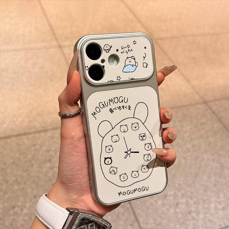 High-End Anti-Fall Alarm Clock Bear Phone Case for Apple 14pro, 15promax, 16pro, and 17promax Apple 15
High-End Anti-Fall Alarm Clock Bear Phone Case for Apple 14pro, 15promax, 16pro, and 17promax Apple 15