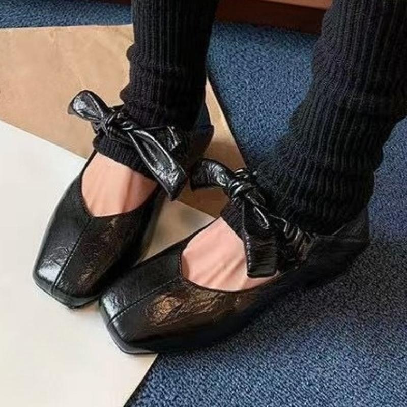 Fashion Elegant Women Bowknot Square Toe Pumps Comfortable Low Heels Sweet Ladies Shoes Cow Split Leather Shallow Shoes Slip on Loafers 35 чёрный
Fashion Elegant Women Bowknot Square Toe Pumps Comfortable Low Heels Sweet Ladies Shoes Cow Split Leather Shallow Shoes Slip on Loafers 35 чёрный