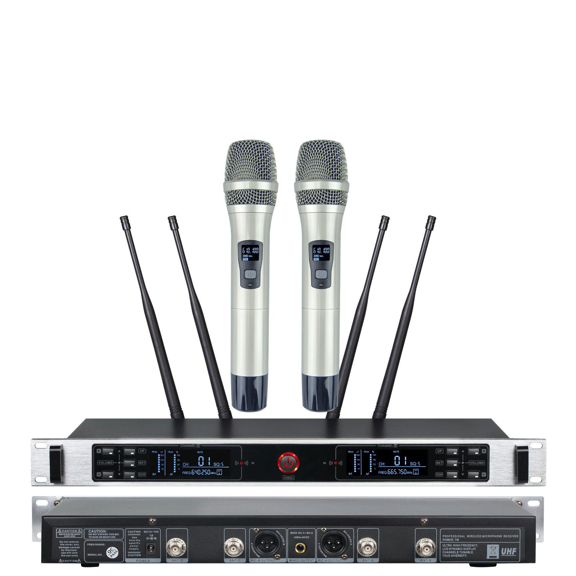 True Diversity One-to-Two Wireless Microphone System In Stock EU Plug
True Diversity One-to-Two Wireless Microphone System In Stock EU Plug
