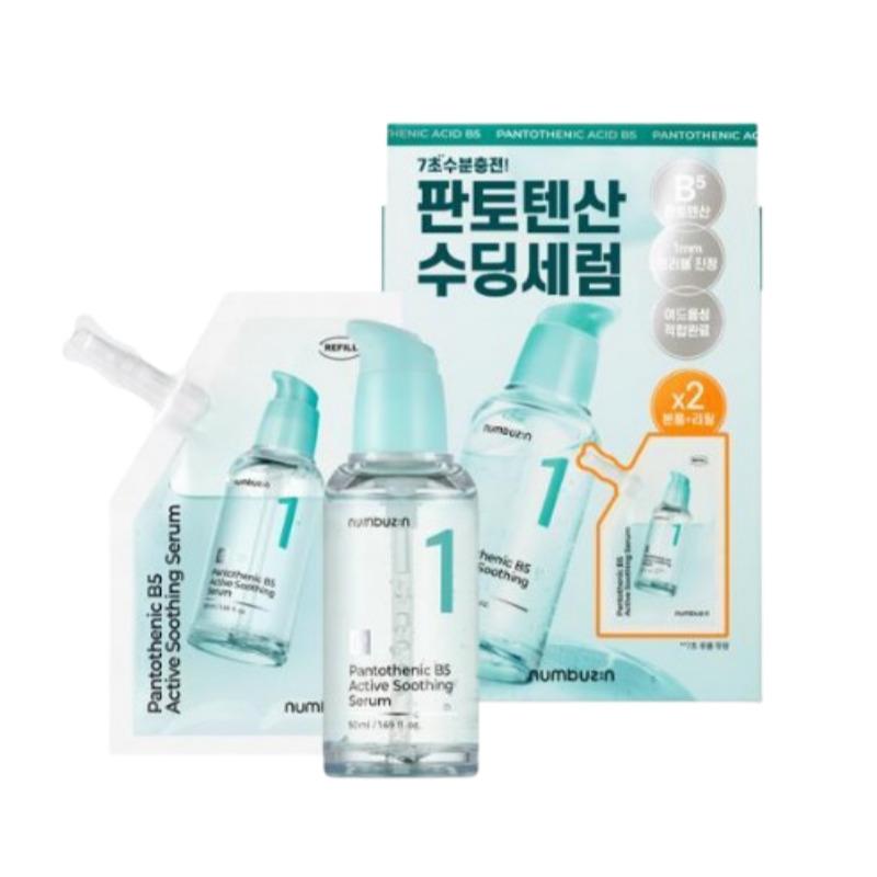 Numbersin No.1 Pantothenic Acid Active-Up Soothing Serum 50ml Refill Set (50ml + 50ml)
Numbersin No.1 Pantothenic Acid Active-Up Soothing Serum 50ml Refill Set (50ml + 50ml)