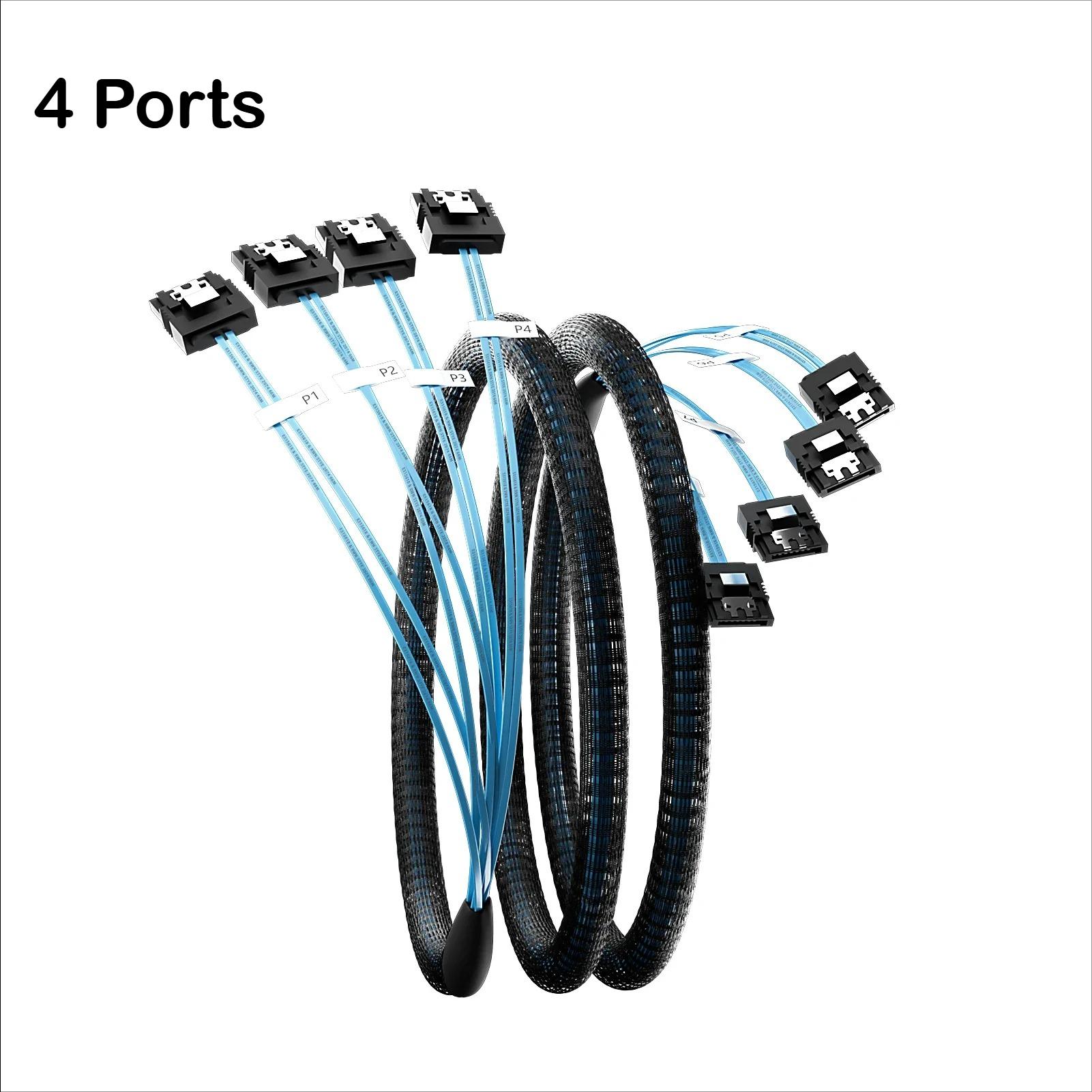 Sata To Sata Cable 4/6/8 Ports/Set SATA 3.0 Date Cable 7 Pin to 7 Pin Sas Cord 12Gbps HDD Cable For Server NAS PC 50CM
Sata To Sata Cable 4/6/8 Ports/Set SATA 3.0 Date Cable 7 Pin to 7 Pin Sas Cord 12Gbps HDD Cable For Server NAS PC 50CM
