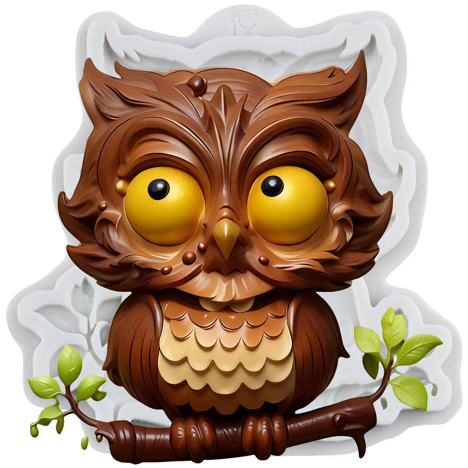 Owl Silicone Molds Bird Owl Fondant Mold Cake Decorating Tools Cupcake Topper Chocolate Candy Craft Gum Paste Polymer Clay сірий колір
Owl Silicone Molds Bird Owl Fondant Mold Cake Decorating Tools Cupcake Topper Chocolate Candy Craft Gum Paste Polymer Clay сірий колір